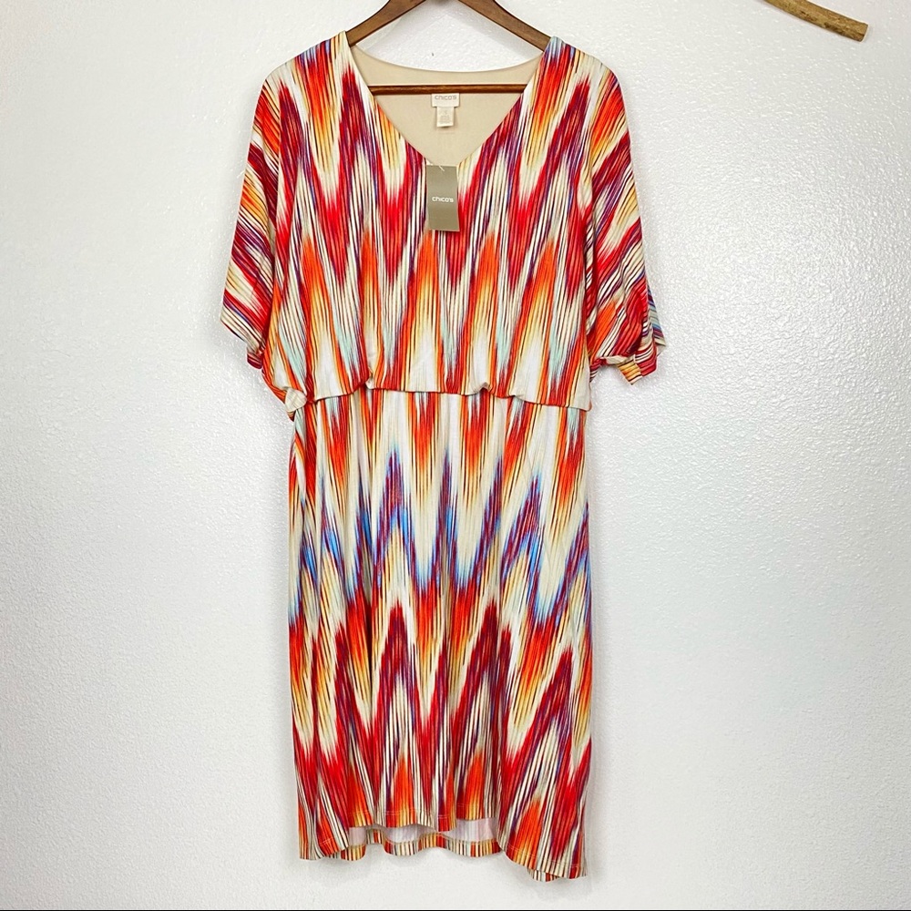 Chico’s Multi Diamond Cameron Dress